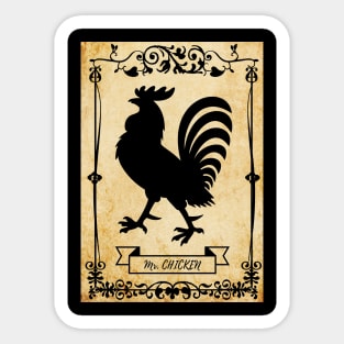 Vintage Chicken Sticker